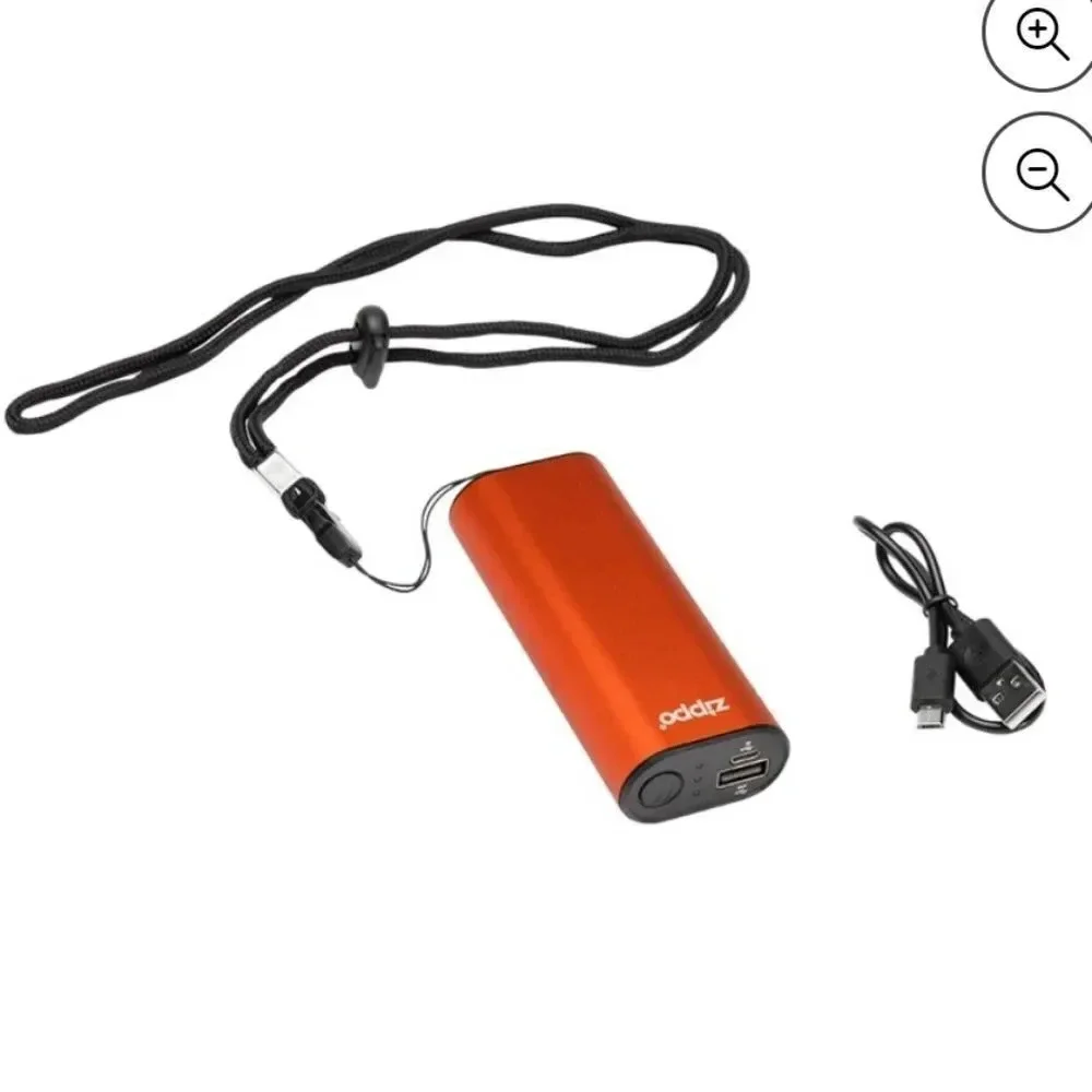Zippo orange HeatBank 6 Rechargeable Hand Warmer & Power Bank